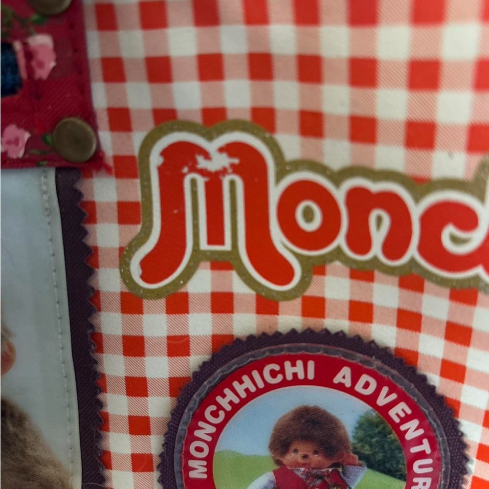 Monchhichi Red and Purple Shoulder Bag - Picture 3 of 3